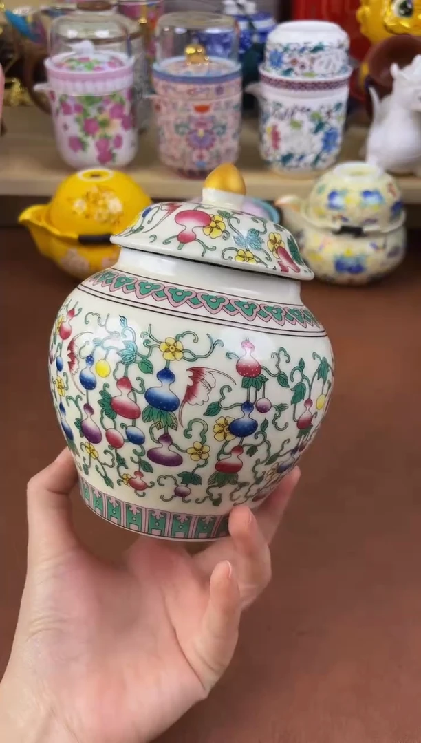 陶瓷茶具摆件旅行套组