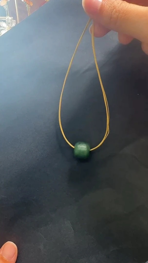 和田玉未镶嵌颈饰吊坠 赠链