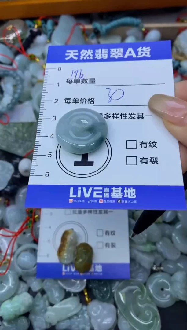 颈饰未镶嵌翡翠天然翡翠A货批量多样性发一件