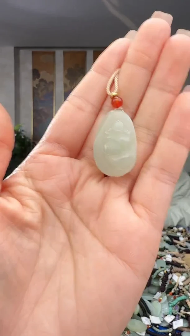 颈饰未镶嵌和田玉拍一发一多样性发货