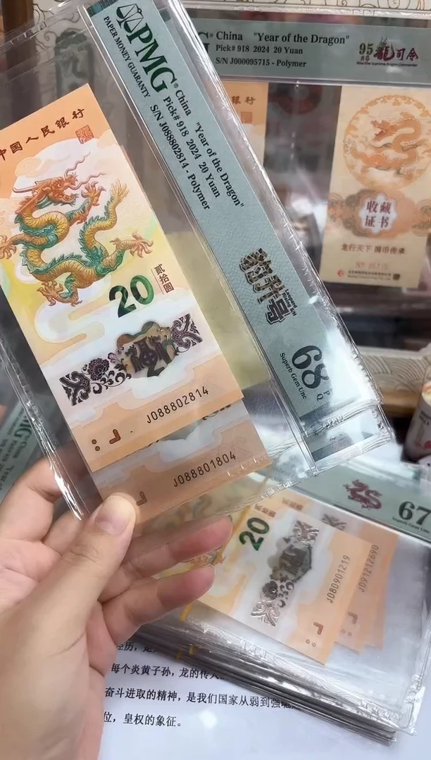 塑料24年龙钞豹升号J0888头（4）-PMG68