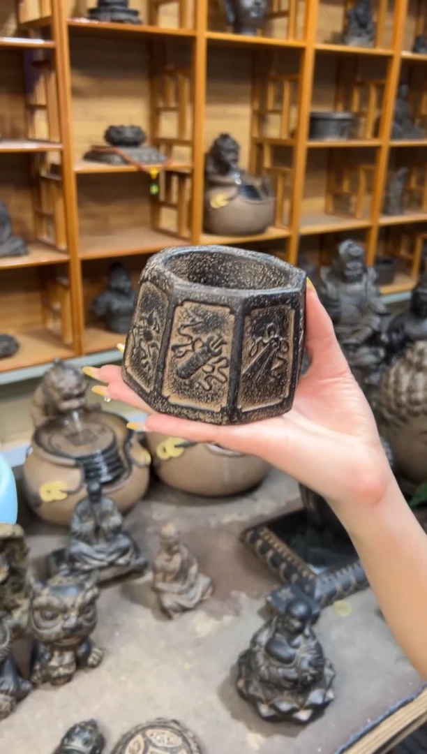 陶土【火山泥】八宝井