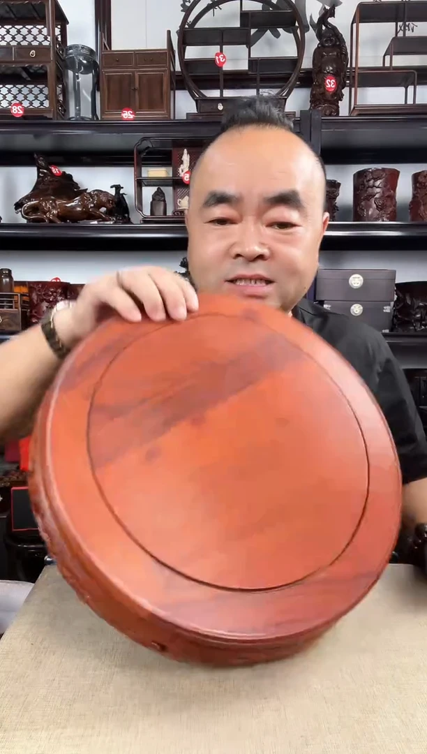 木30黄圆老李红木工艺品