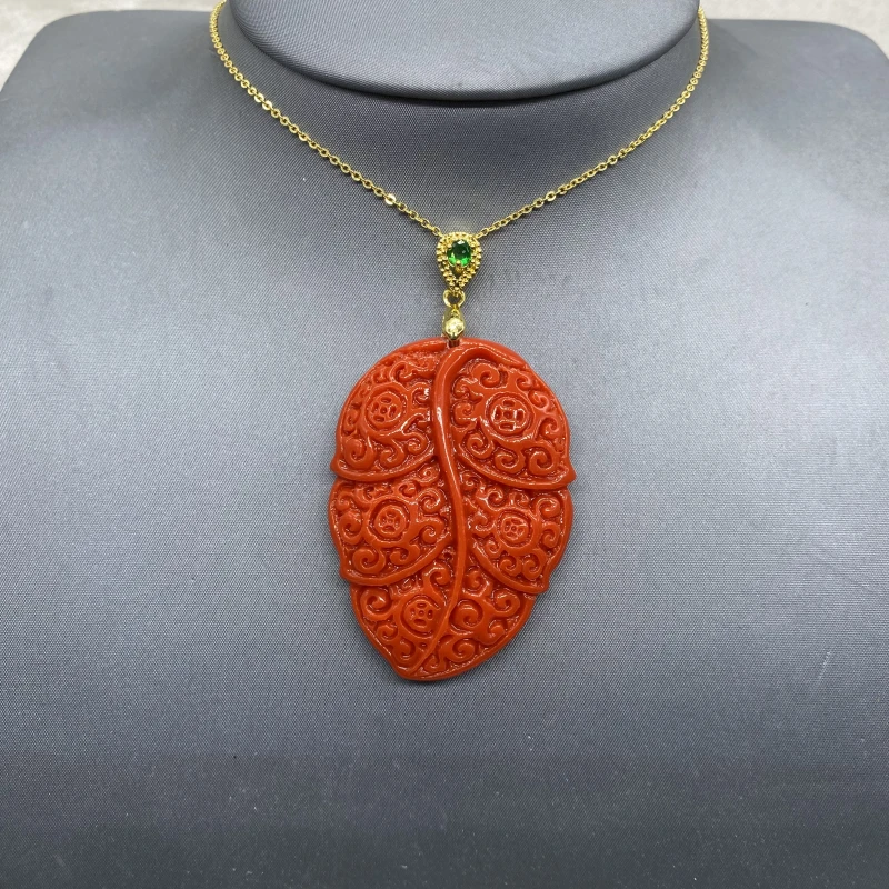 非金属珐琅吊坠 【不灭火焰 无懈可击】红吊坠ZX05368