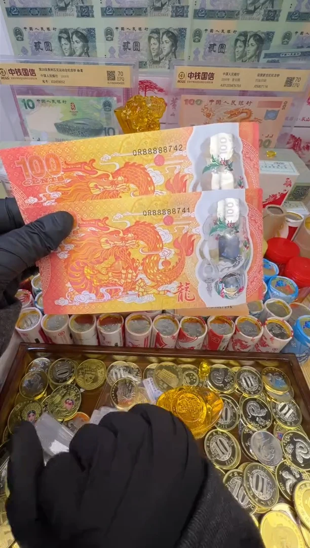 【闪购商品】合金龙年大吉纪念合集（塑料）