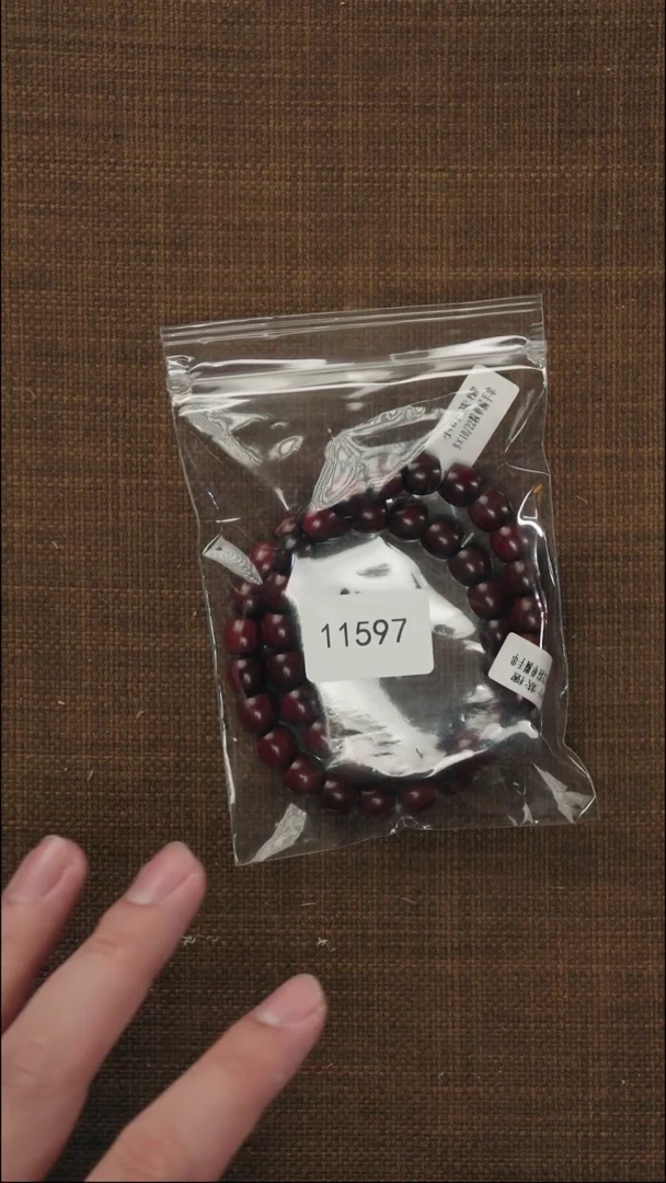 【闪购商品】小叶紫檀手串/手链9*10直切珠单圈3738S多样性发一
