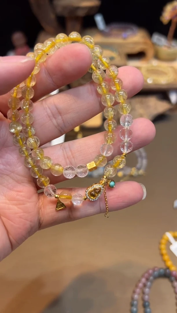 水晶手链未镶嵌手饰@@E6766