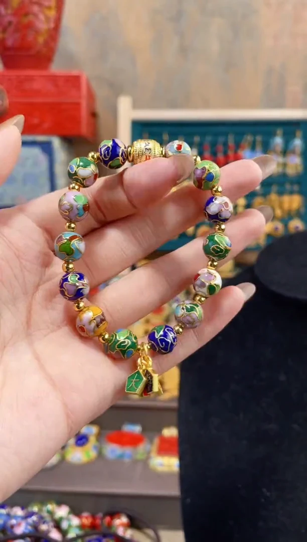 【闪购商品】非遗景泰蓝手串多宝色