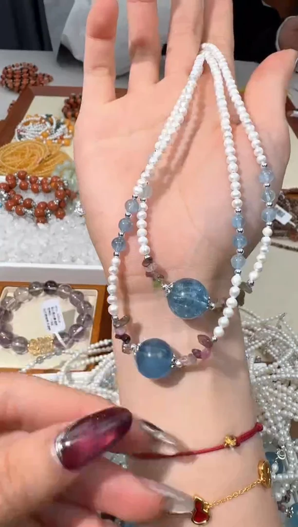 【闪购商品】淡水珍珠手绳未镶嵌C033珍珠海纹单珠项链68