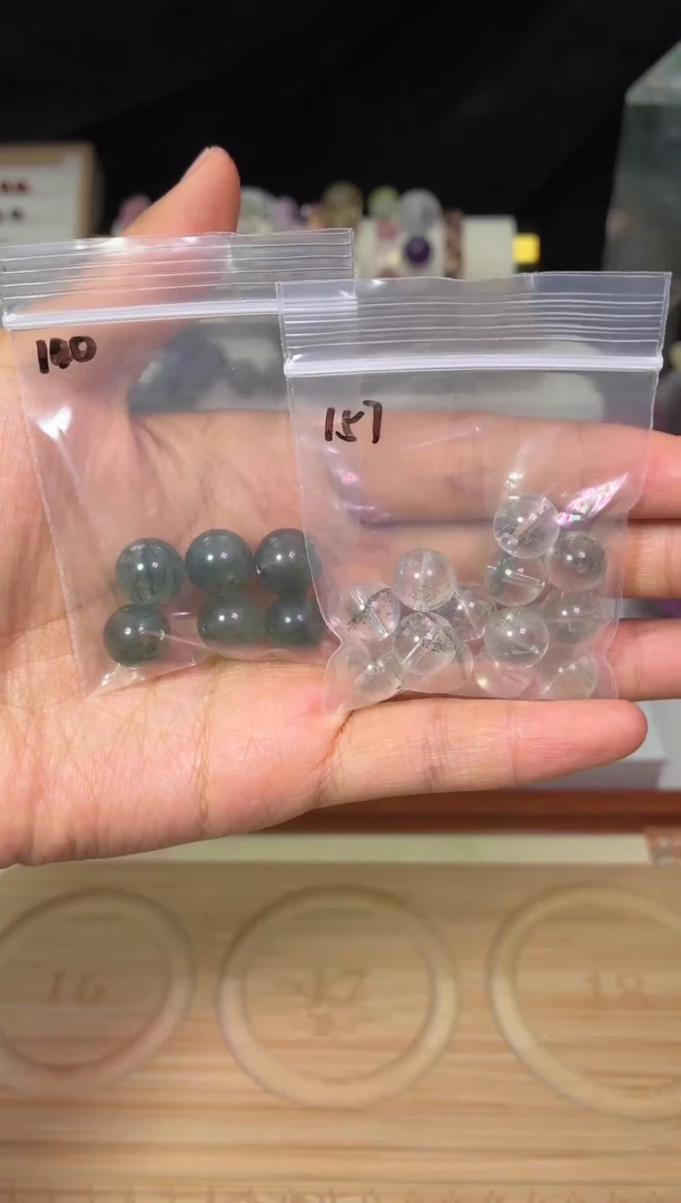 水晶手串未镶嵌杨柳晓风散珠