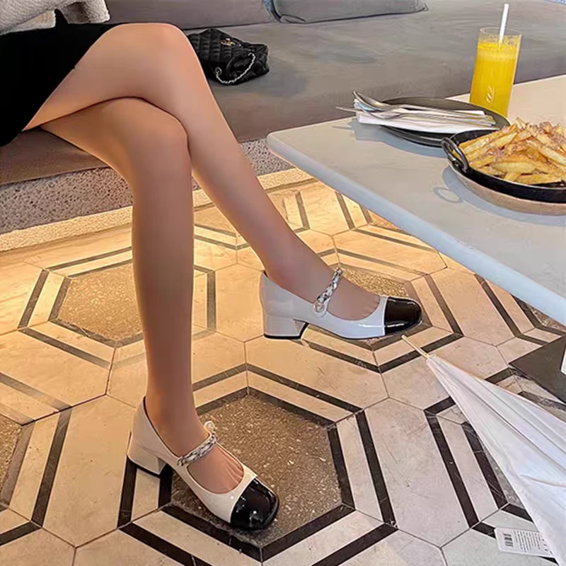 茉咔咔Mocaca玛丽珍高跟厚底女鞋001-200（找对应编号拍）法式捡漏