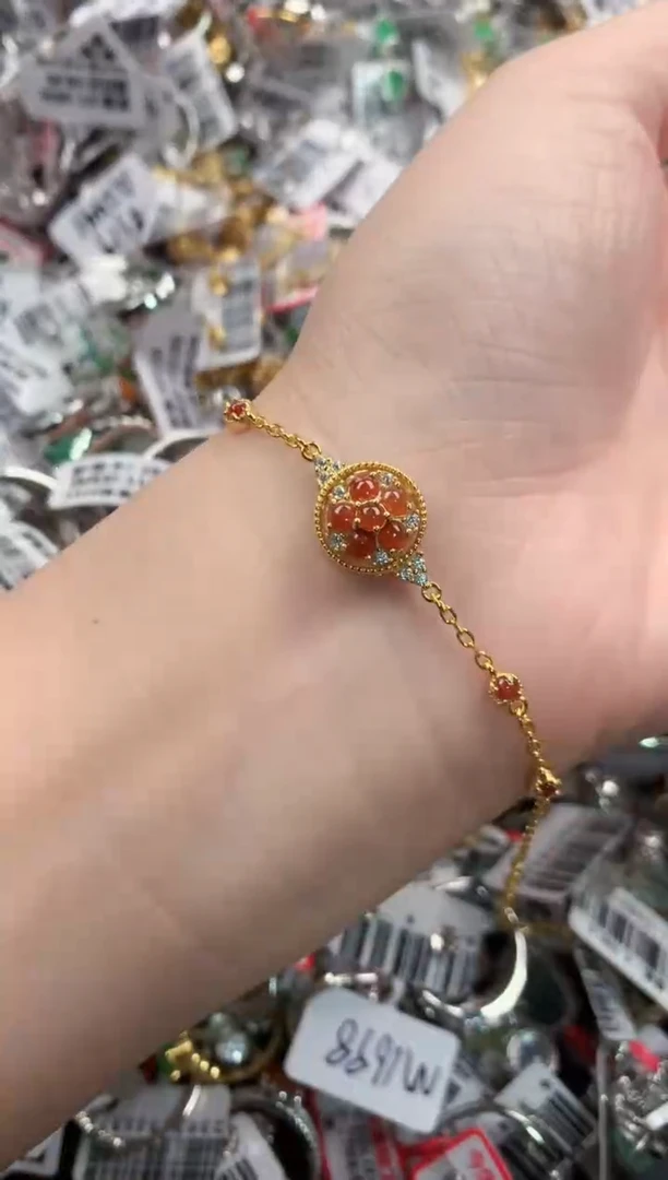 银S925镶嵌戒指翡翠333---8