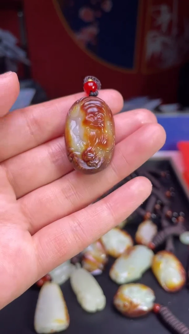 颈饰未镶嵌和田玉123