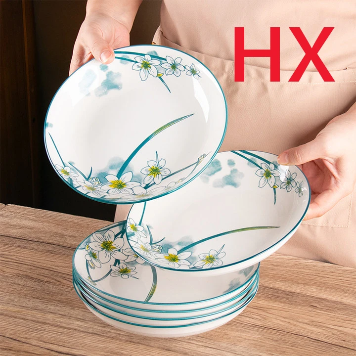 水仙花8英寸圆盘6个装  破损联系客服