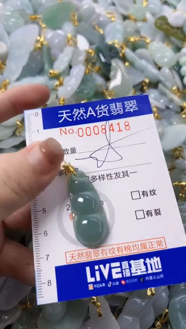颈饰未镶嵌翡翠天然A货翡翠