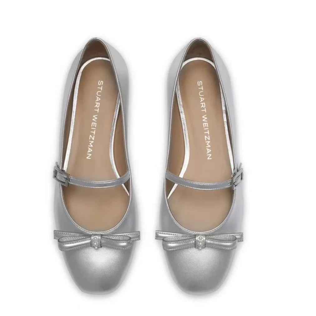 【昆明恒隆】PEARL BOW MARY JANE梦幻金属平底鞋