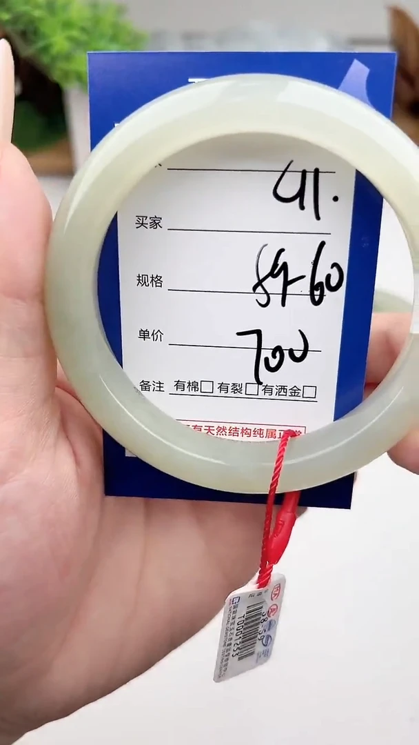 未镶嵌手镯和田玉微色差C11