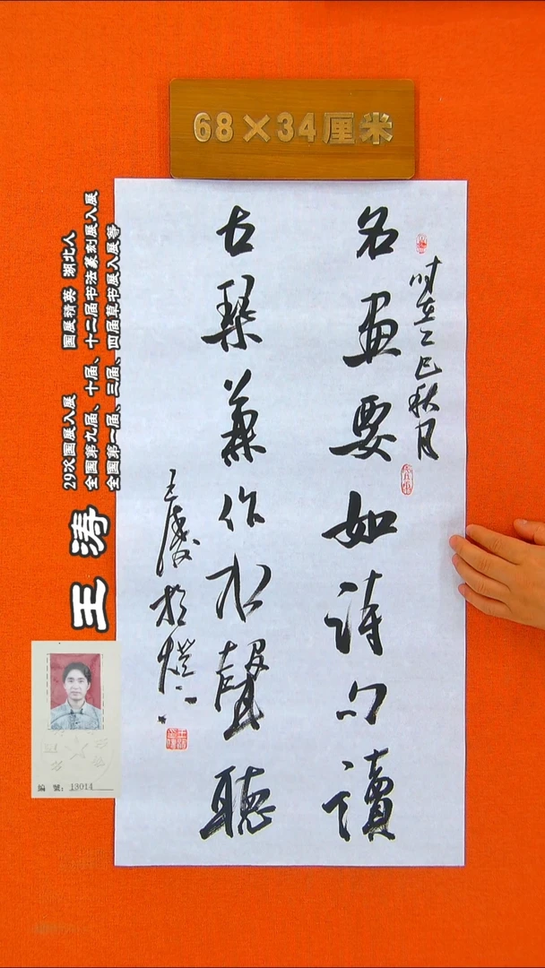 书法136R王涛书法作品