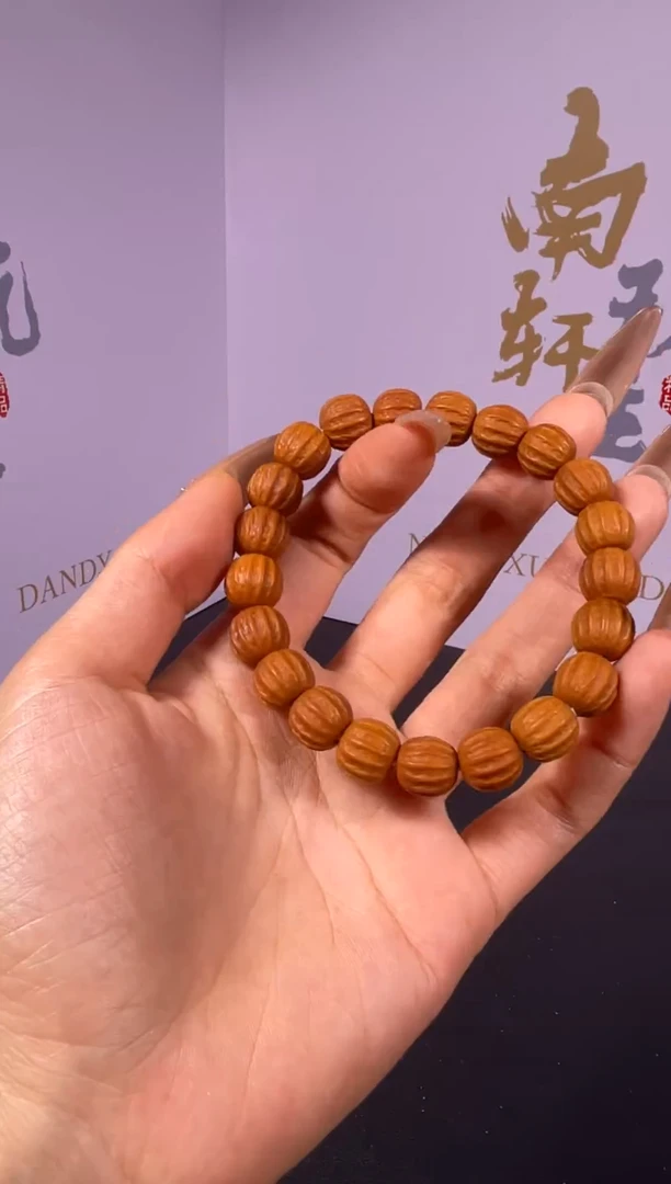 手串猴头核桃京八棱手串卡10+