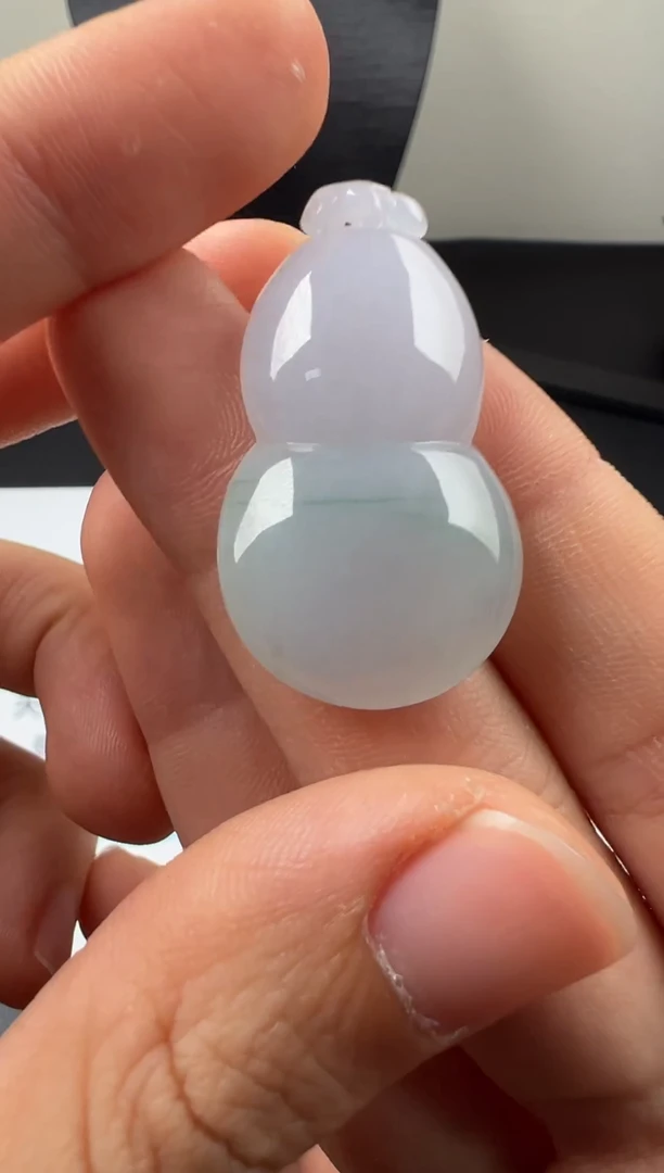 吊坠(不含链)未镶嵌翡翠天然A货翡翠 葫芦吊坠