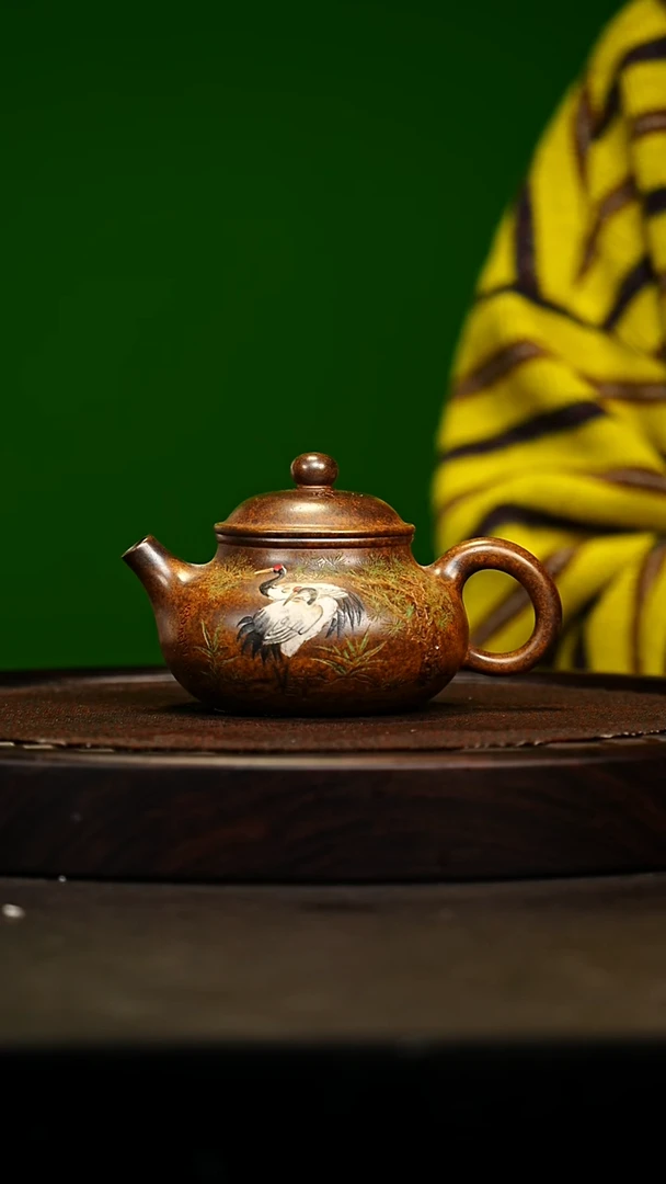 宜兴原矿高端紫砂 隧道窑柴烧240cc