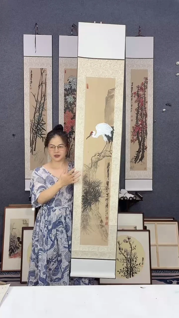 国画175*32吴铁成作品