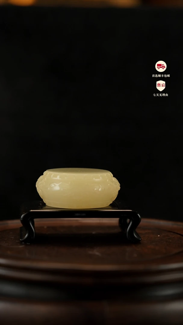 云南石一鼓貔貅摆件镇尺