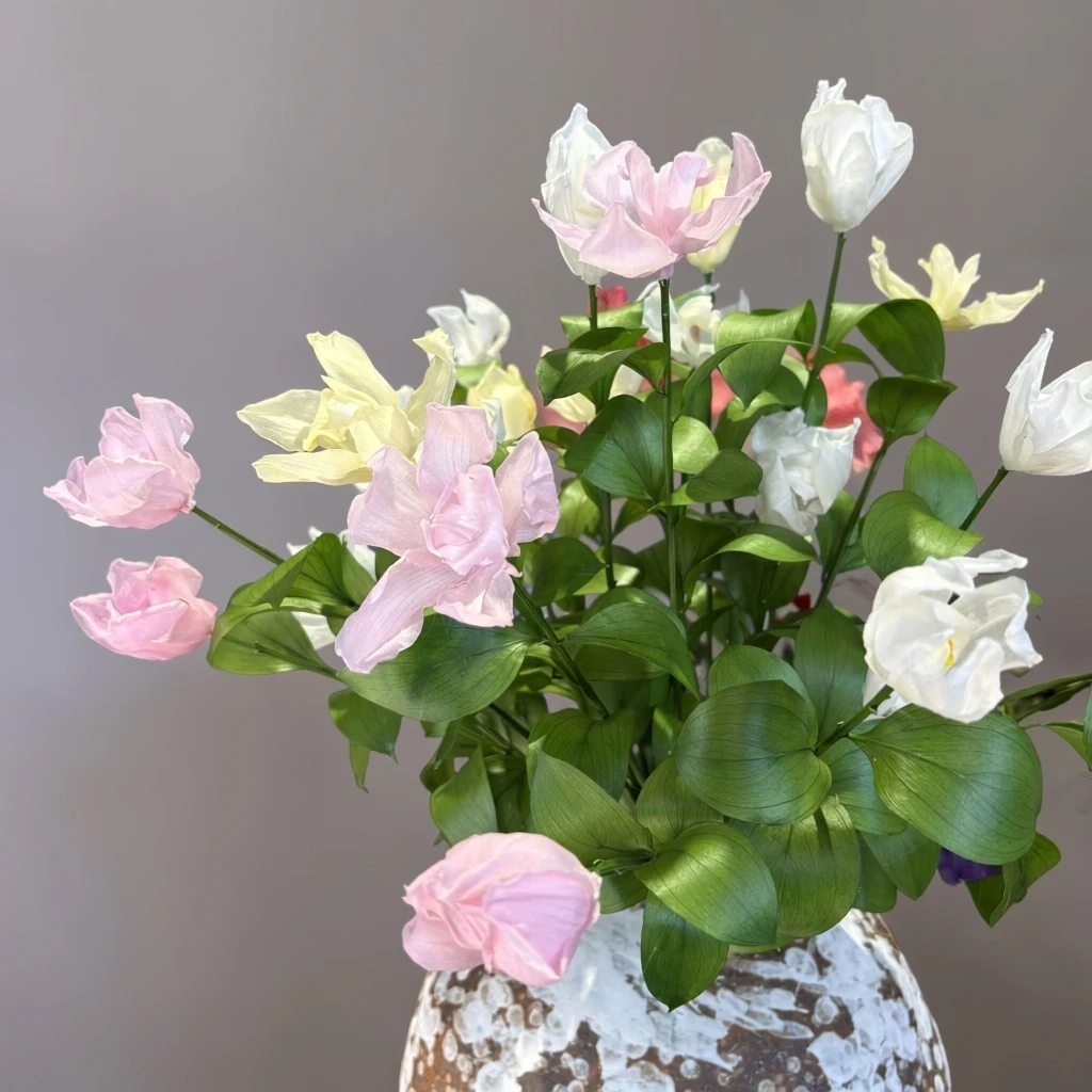 永生兰花永生花1朵保鲜花真花无需浇水空插干养周期3-5年