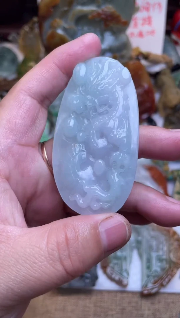 颈饰未镶嵌翡翠龙46