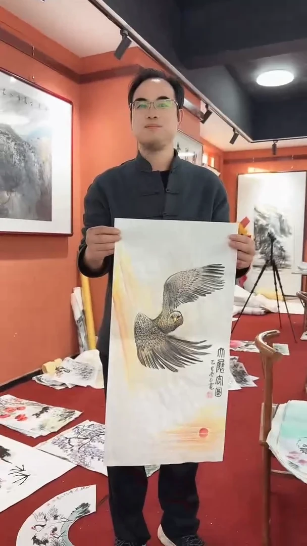 国画朱路军/国画/花鸟