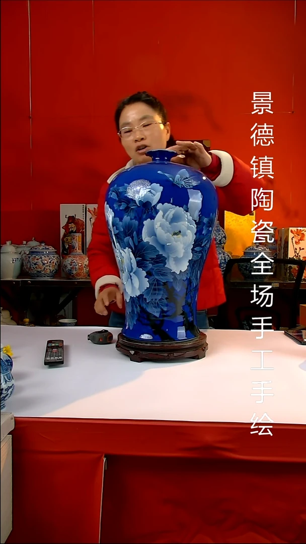 摆件陶瓷景德镇陶瓷 全场手工手绘