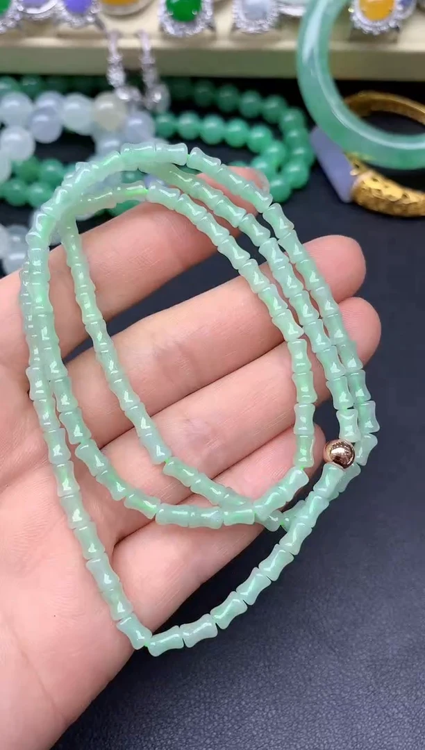 未镶嵌手链翡翠t****~98-雪姐翡翠天天见