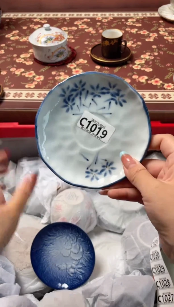 瓷片阳***雪瓷器瓷器C1019