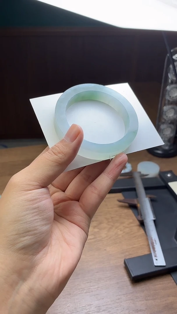 未镶嵌手镯定制翡翠叶*定制