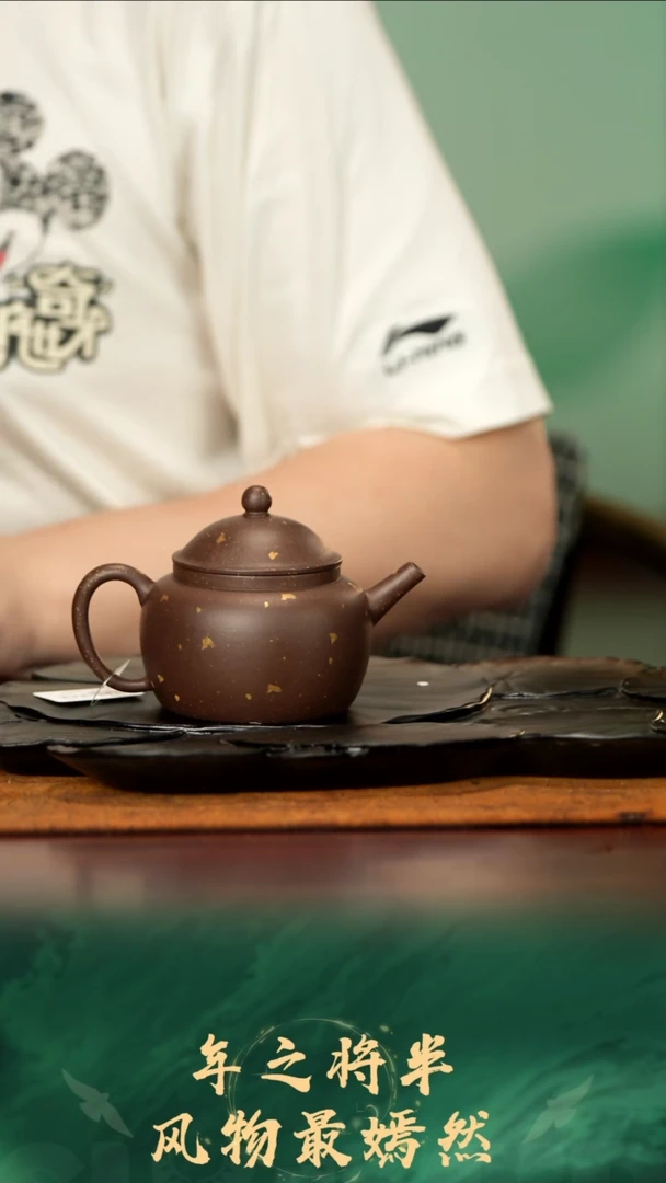 53号TT洒金紫泥笠帽230cc