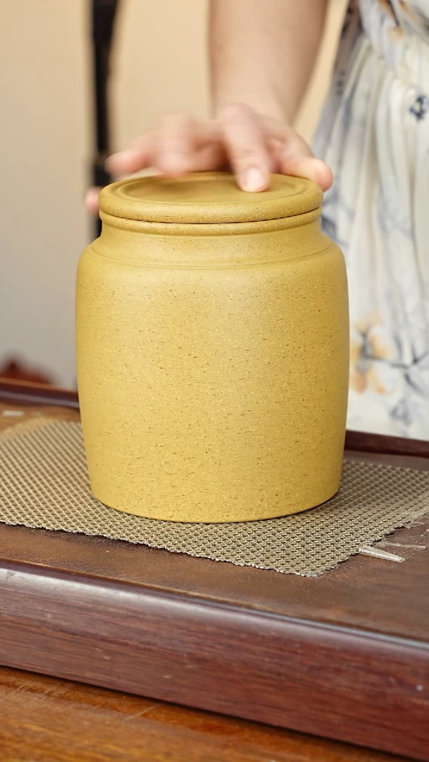 宜兴原矿紫砂茶叶罐