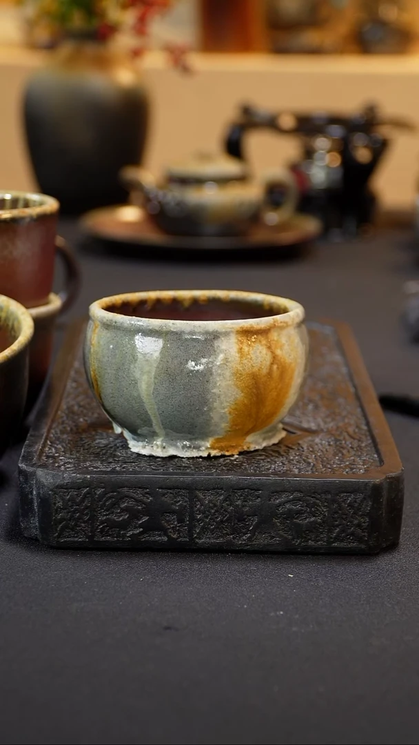 紫砂柴烧这****法纯自然柴烧