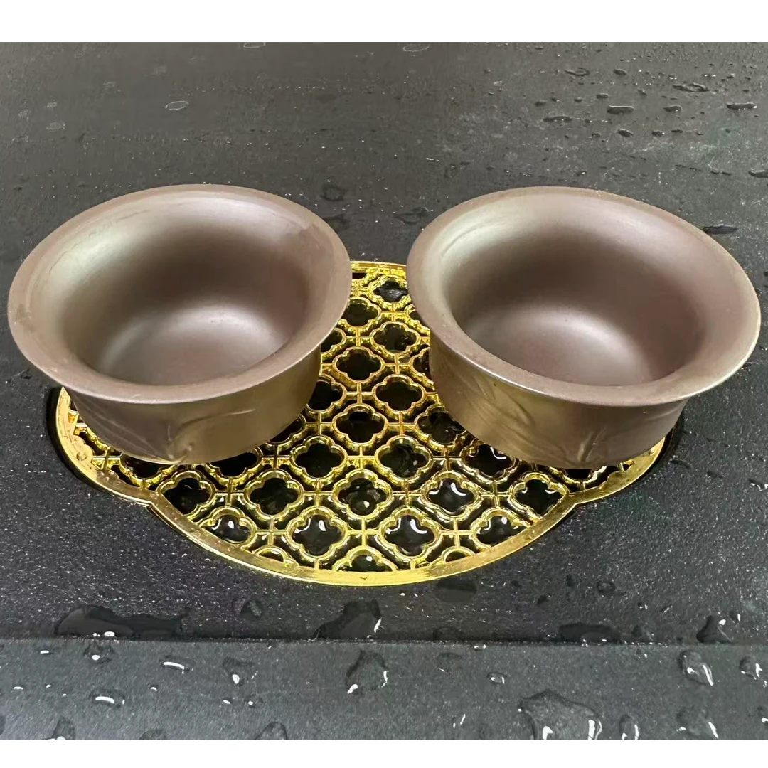 紫砂仿生竹节杯2个