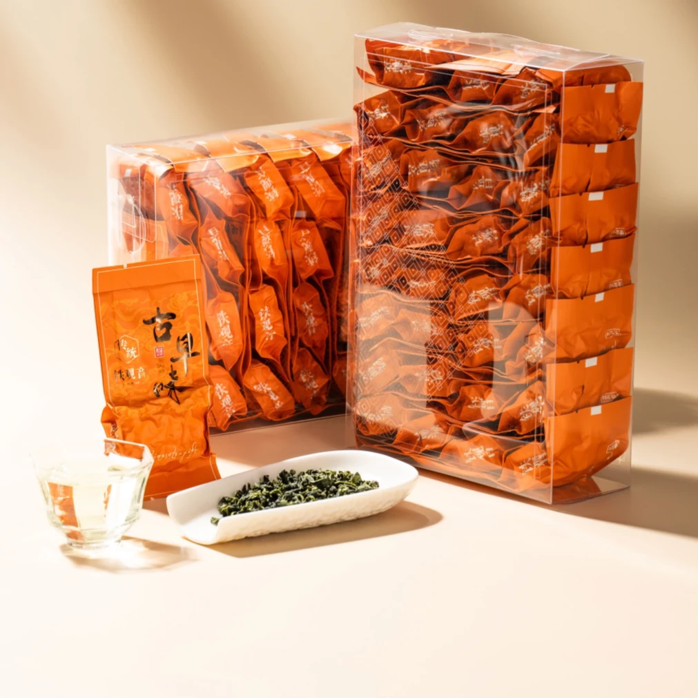 安溪春茶铁观音新茶清香兰花型乌龙茶叶小袋装500g简装消正味包邮