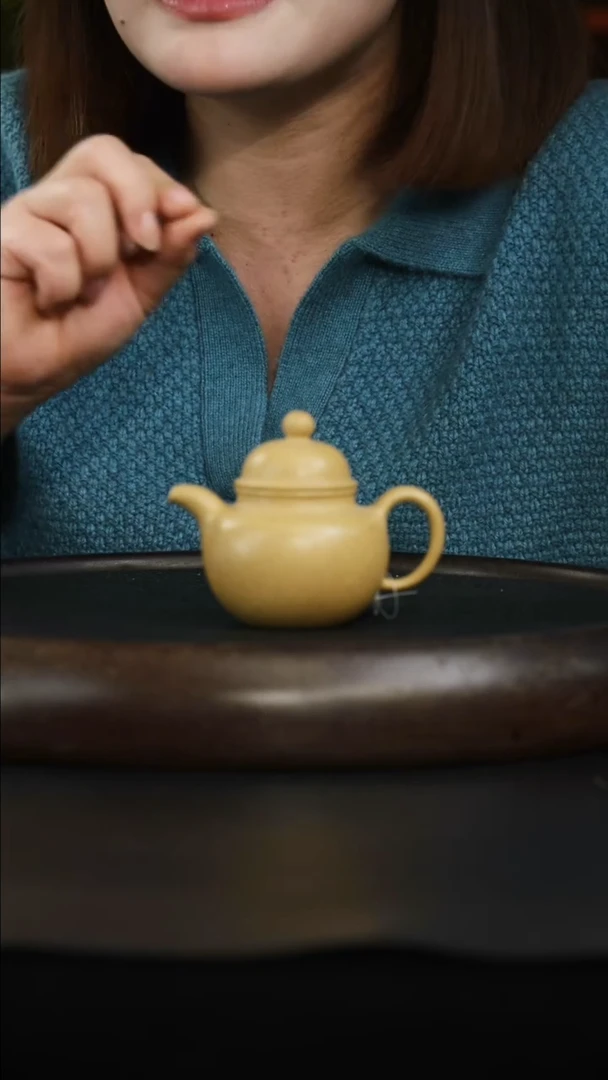 茶壶紫砂本绿 掇球