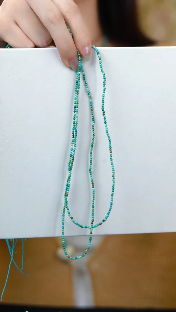绿松石未镶嵌多宝2.0mm