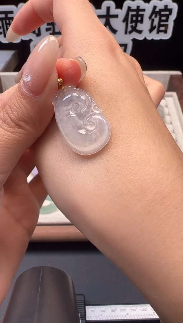 吊坠(不含链)18K金镶嵌翡翠缅甸珠宝严选馆