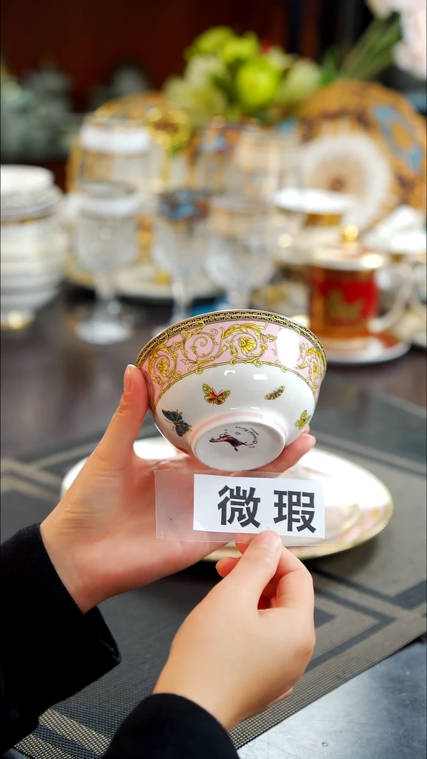 瓷片4.25英寸米饭碗 6个  福利款