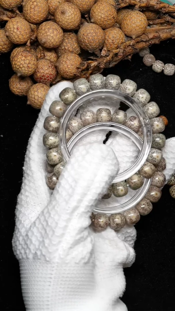 手串星月菩提11*10奶奶灰-1071