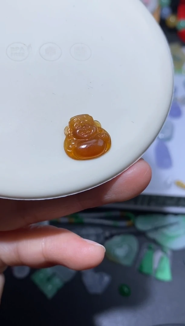 未镶嵌定制翡翠财神