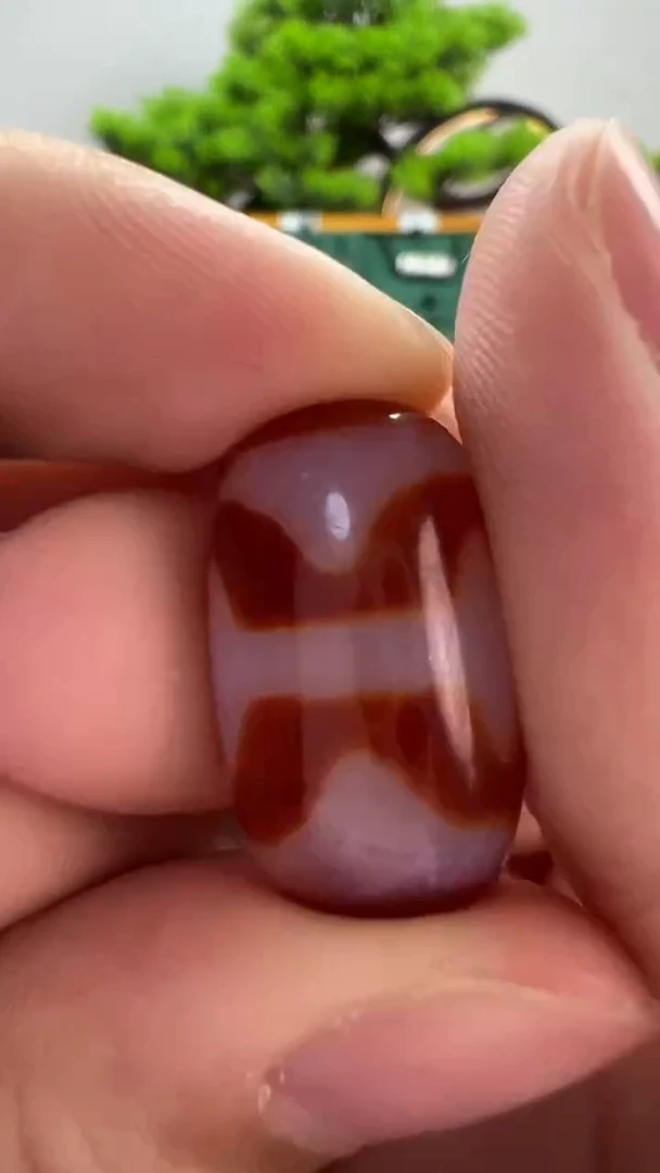 玛瑙/玉髓（覆膜）颈饰未镶嵌52.（微瑕随机发货）