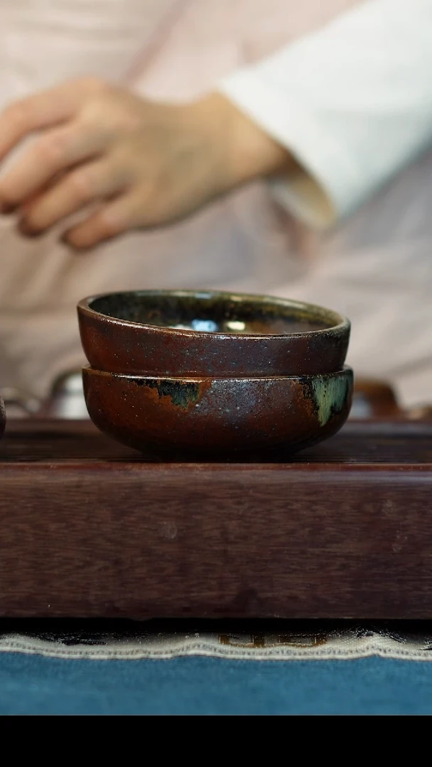 茶壶紫砂m**y柴烧紫砂普洱杯