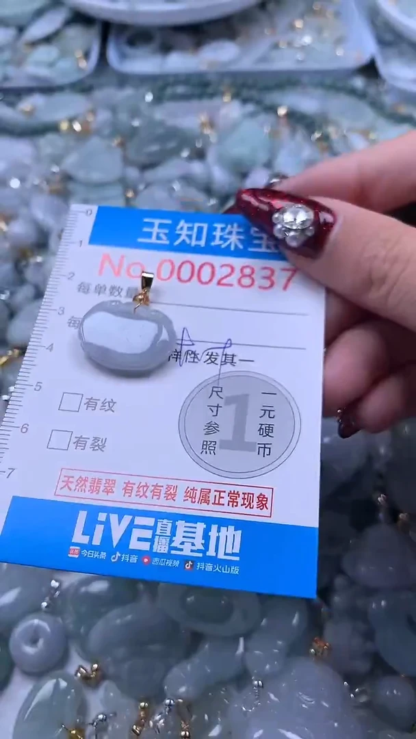 吊坠(不含链)未镶嵌翡翠2837