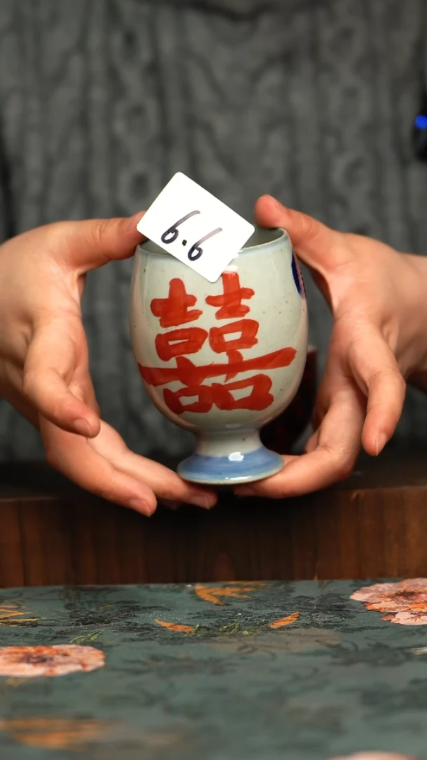 杯釉下彩手工手绘同款陶器