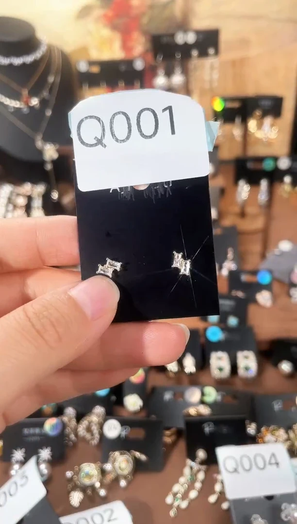 合金925银锆石Q001